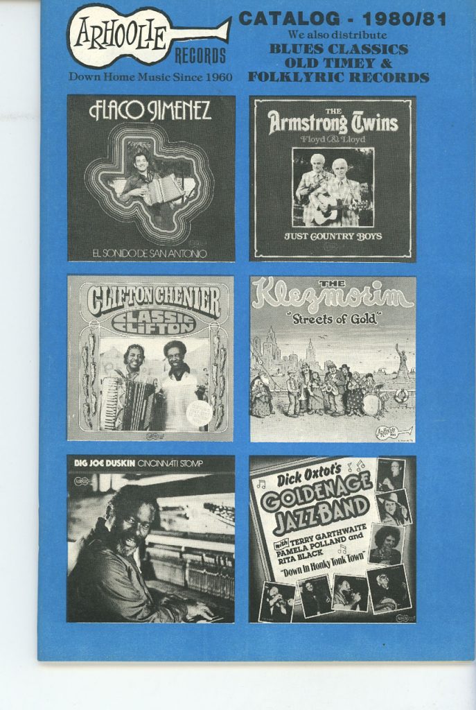 Arhoolie Records Catalogs Publications The Arhoolie Foundation