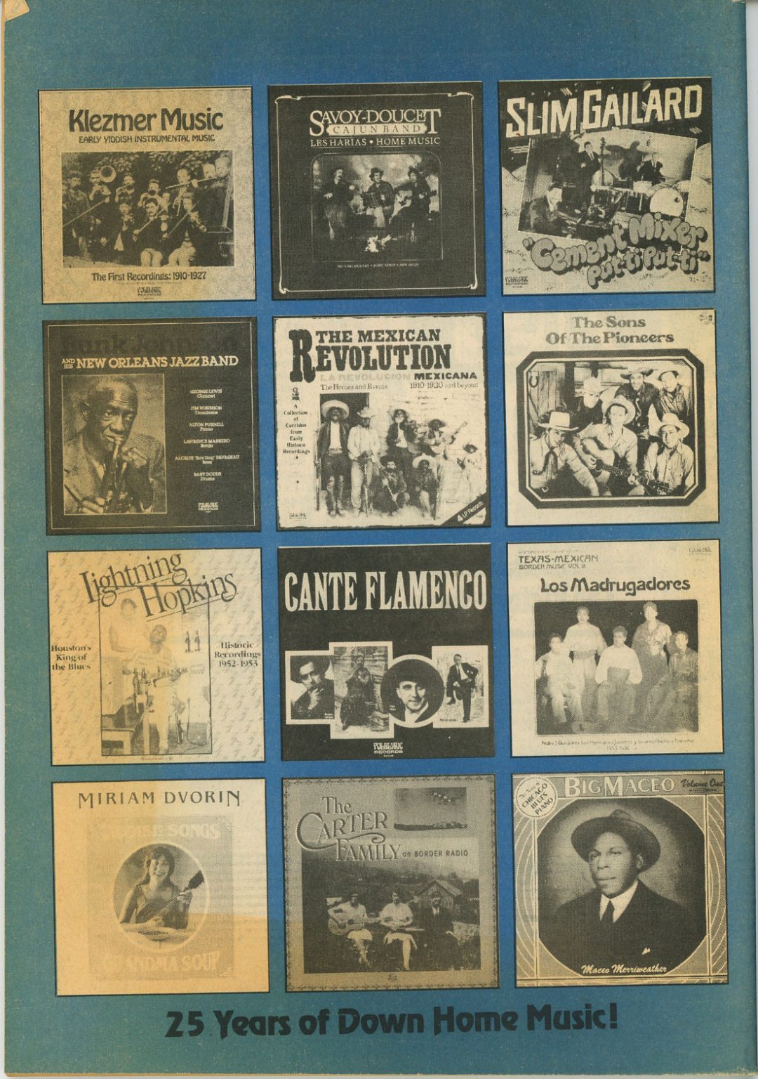 Arhoolie Records Catalogs Publications The Arhoolie Foundation