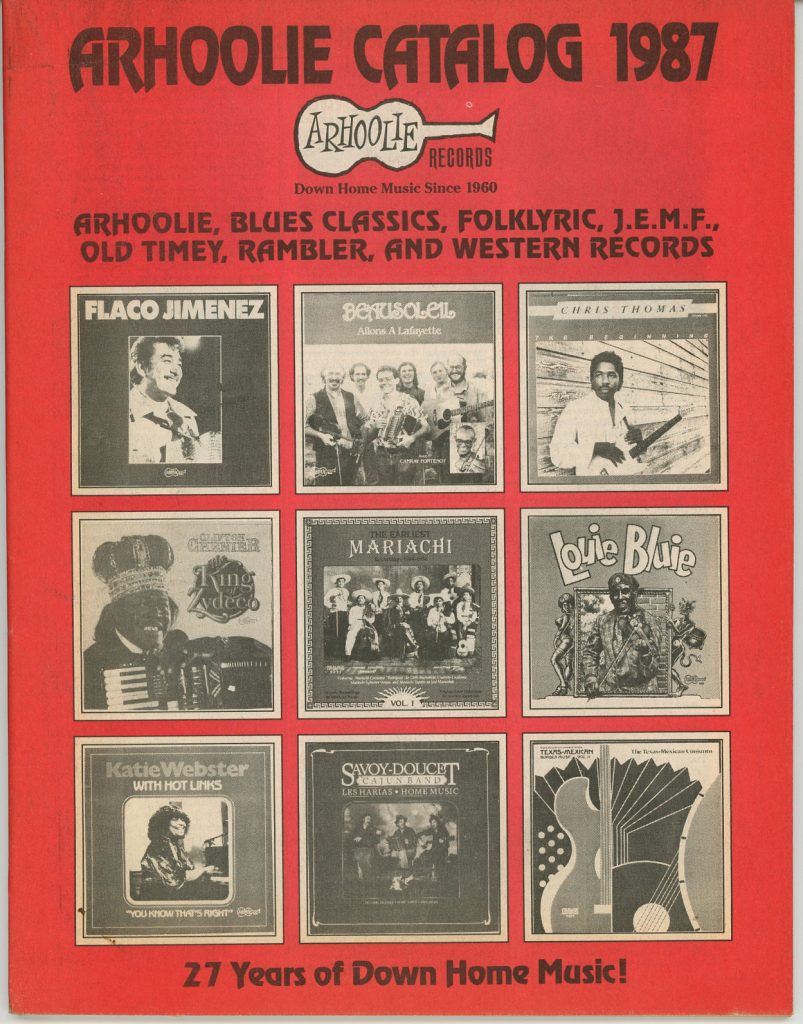 Arhoolie Records Catalogs Publications The Arhoolie Foundation