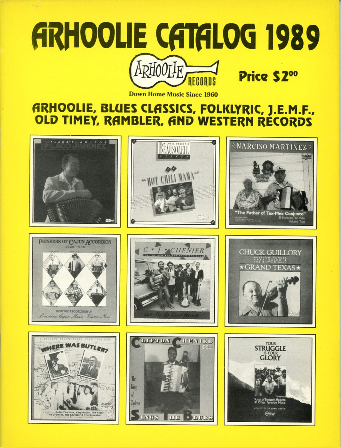 Arhoolie Records Catalogs Publications The Arhoolie Foundation